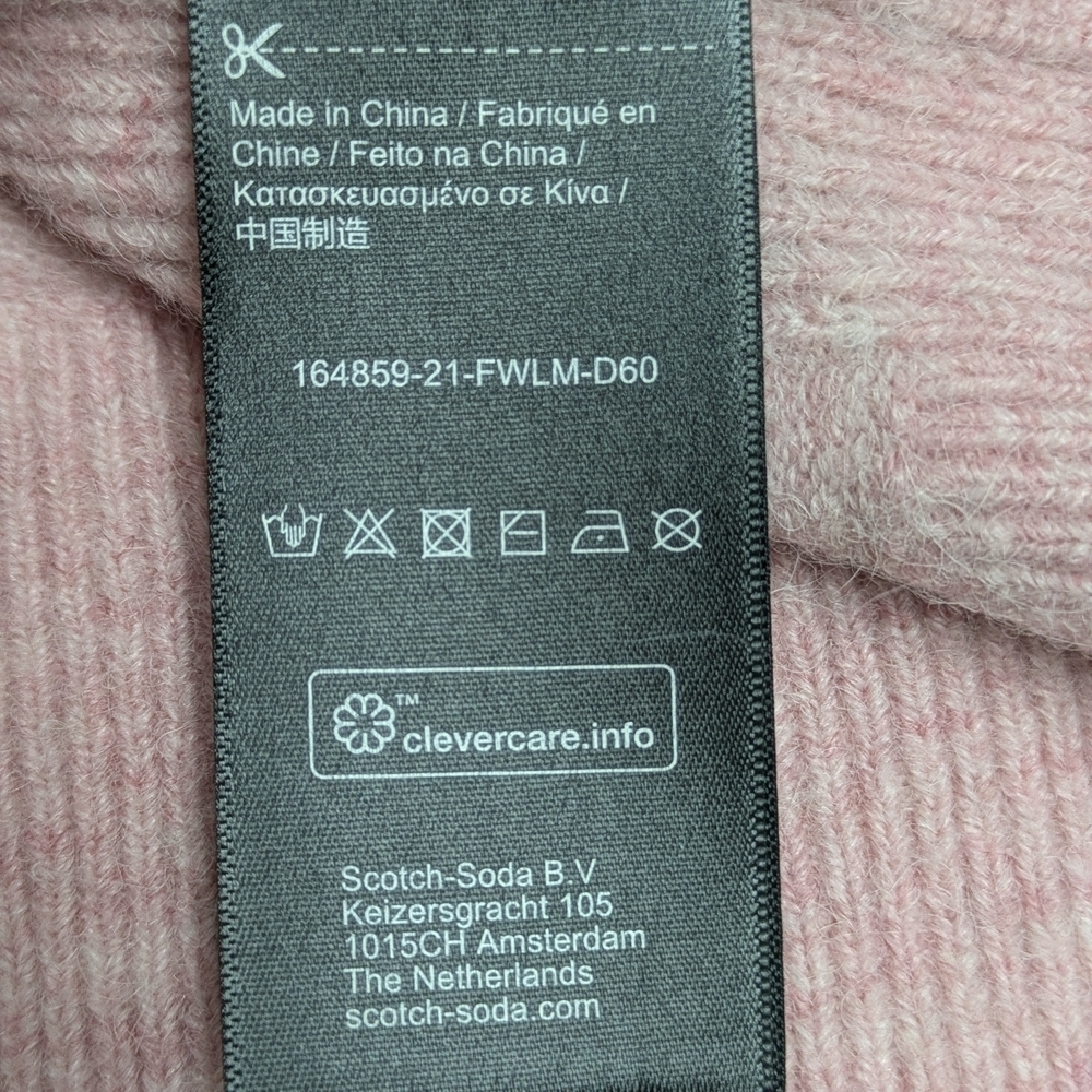 Scotch & Soda Spencer Fuzzy women's Oversized Knitted Slip-Over size XS - Picture 13 of 14